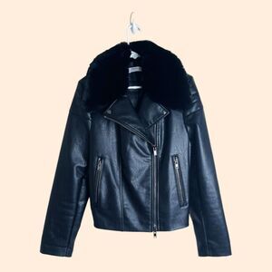 Bailey 44 Faux Leather Fur Jacket